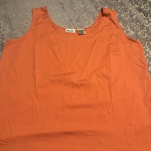 Orange dress tank